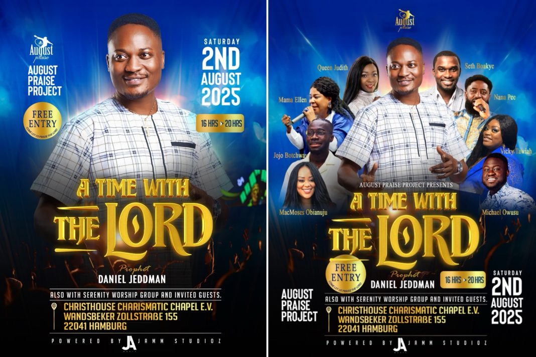 Hamburg Gears Up for August Praise 2025 with Prophet Daniel Jeddman
