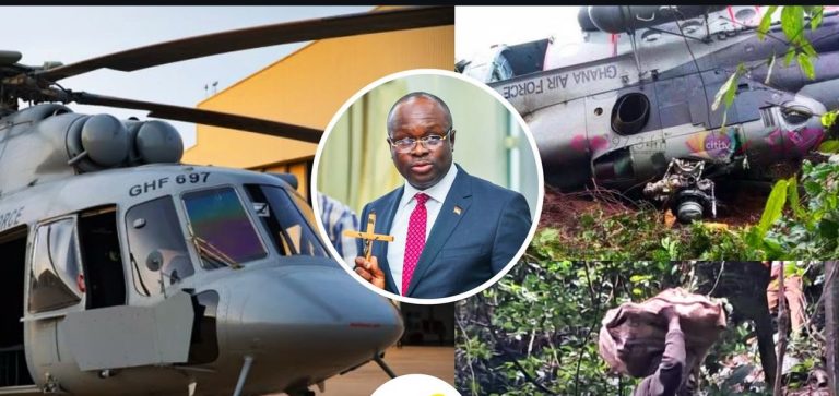 Ashanti Regional Council Offers Cash Reward for Return of Helicopter Crash Debris