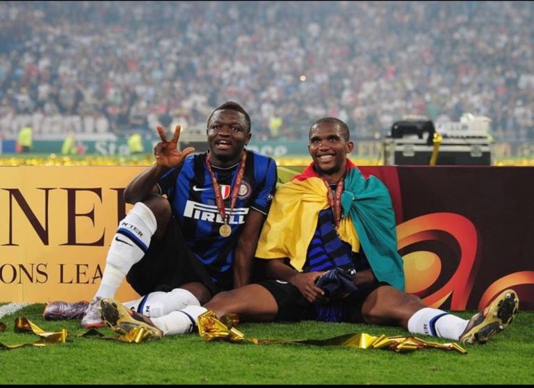 Sulley Muntari and Samuel Eto’o Share Unforgettable Bond at Inter Milan