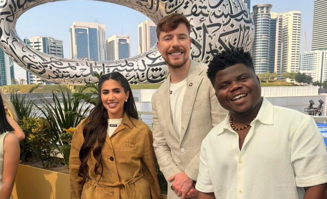 Wode Maya Meets MrBeast in Dubai, Inspiring Ghanaian Youth to Dream Bigger