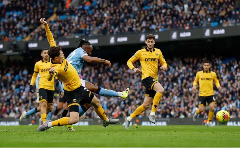 Antoine Semenyo Scores as Man City Beat Wolves 2–0