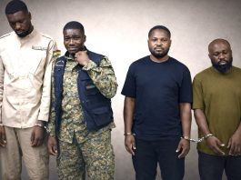 NDC Organizer Hopeful, Three Others Arrested in Alleged National Security Impersonation and Galamsey Extortion Scheme