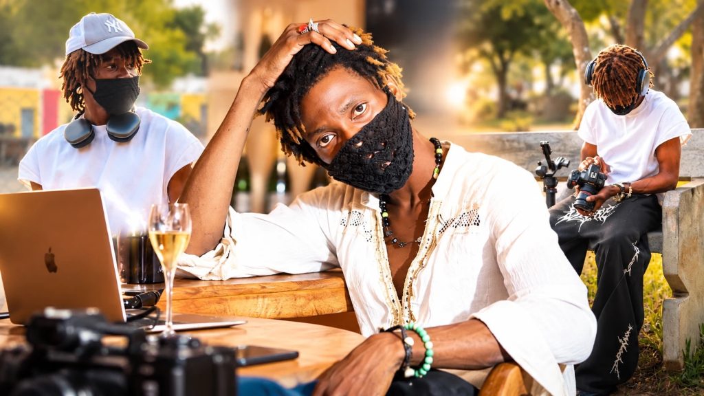 Togolese visual creator Nel Amzo working across photography, filmmaking, fashion and new visual technologies.