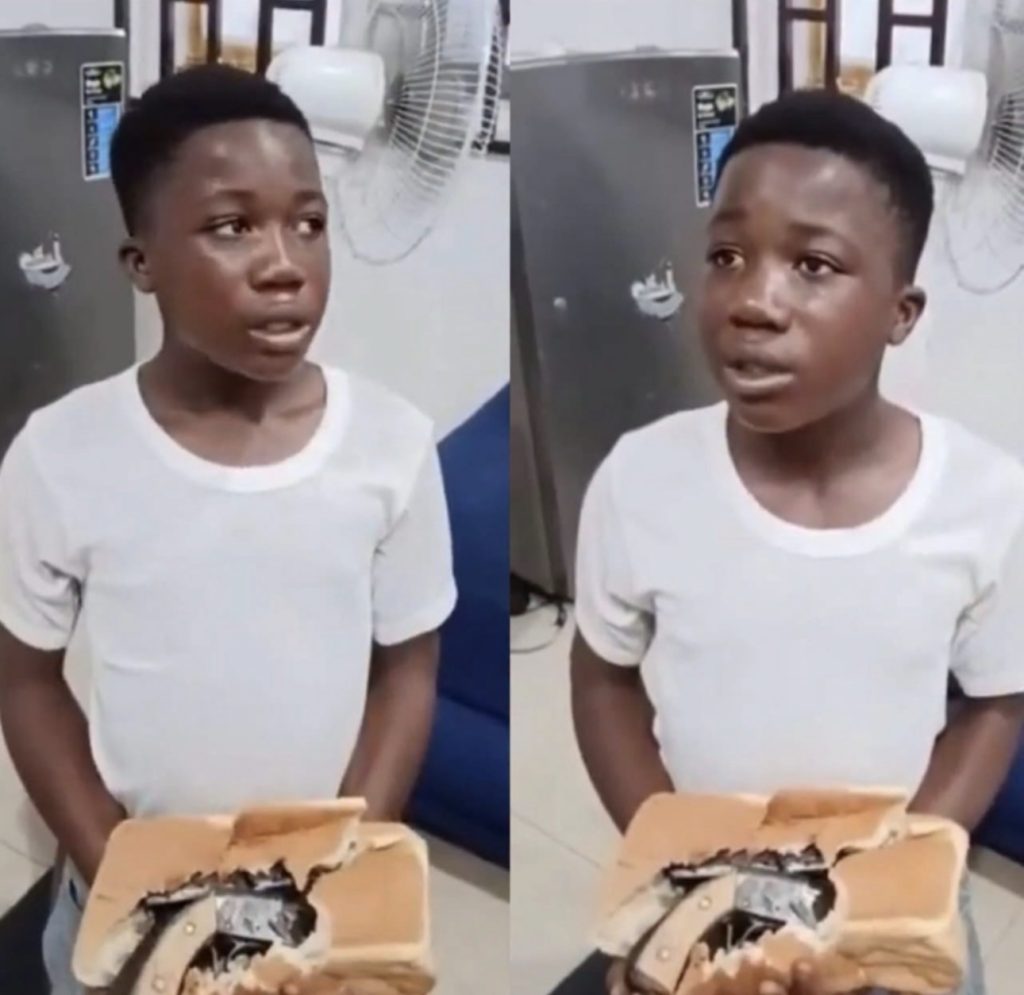 15-Year-Old Boy Allegedly Given Bread Concealing Gun for Delivery in Lagos 1 15-year-old boy allegedly given bread containing a concealed gun for delivery in Lagos.
