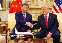Xi Jinping Arrives in U.S. for State Visit as Trump Personally Welcomes Him