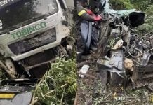 Four Dead in Toyota Voxy–MAN Trailer Crash at Anyinasin Junction